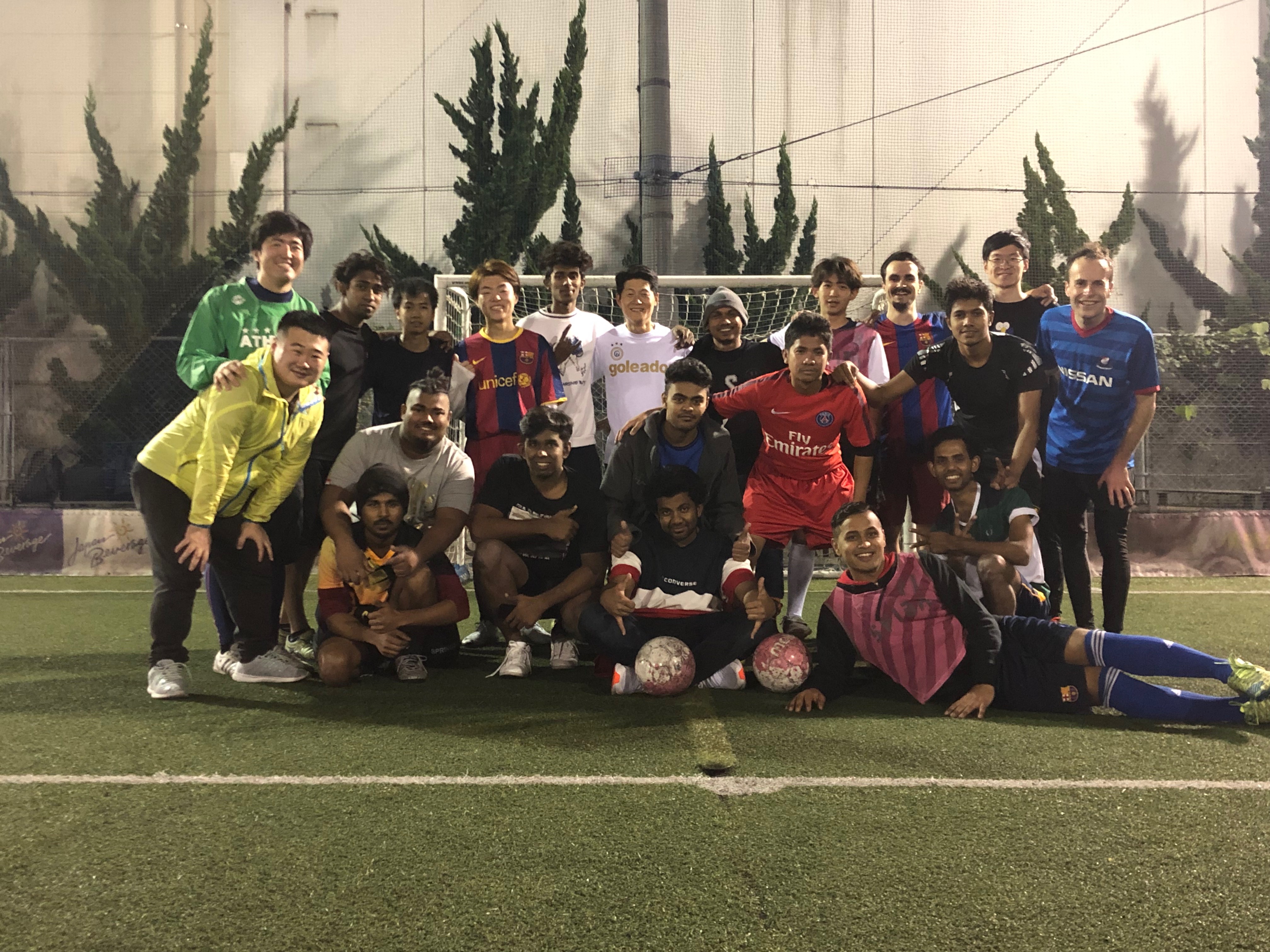 Futsal (5-man soccer), November practice