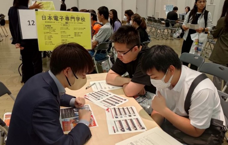 Students participated in the 2024 College Fair.