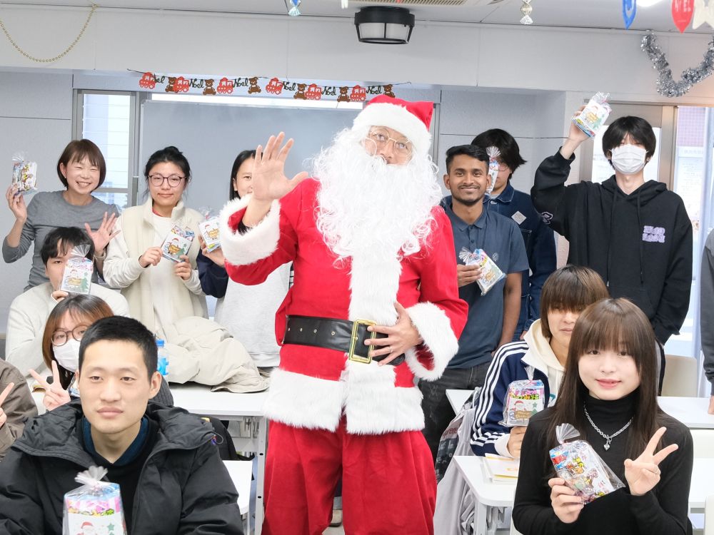 Santa Claus came to visit!