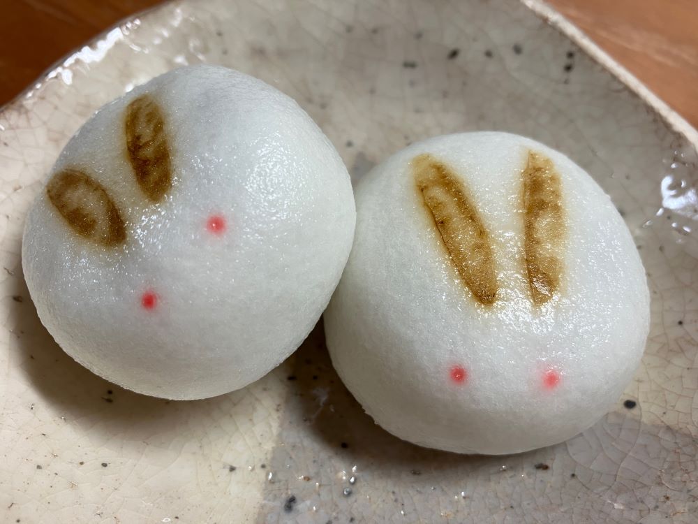 日本的甜点・和菓子～兔子馒头～
