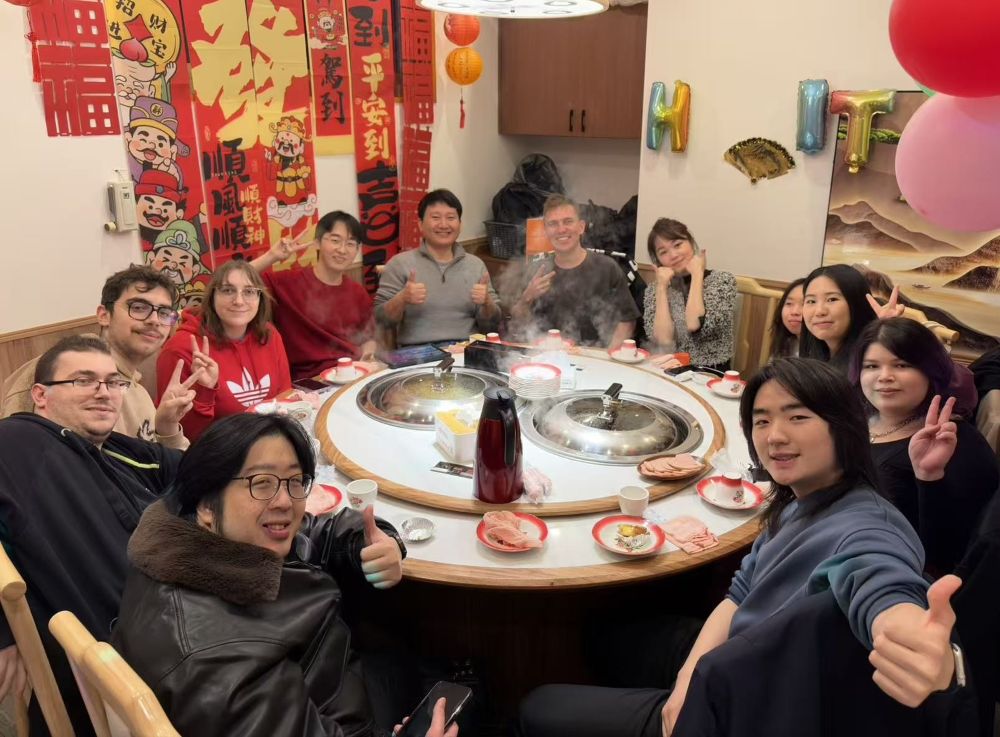 多国籍的农历新年庆祝聚餐